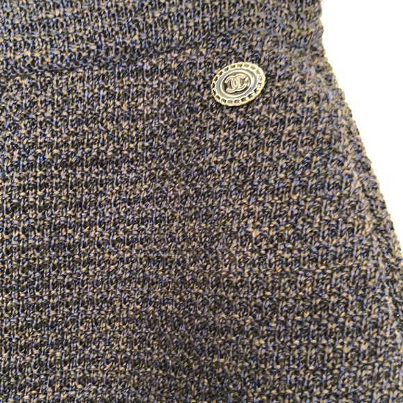 Beautiful Chanel shorts with white and purple stripes - Picture 6 of 11